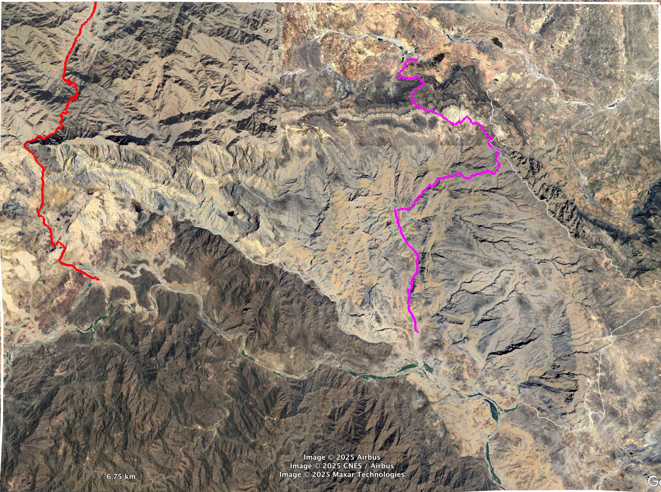 Eastern Hajar tracks